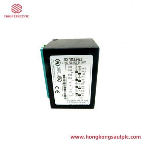 GE IC670MDL640 16-Channel Discrete Output Module for PLC Systems